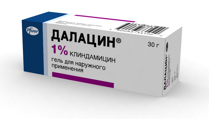 ДАЛАЦИН 1% 30г гель д/наружного применения Pharmacia and Upjohn Company