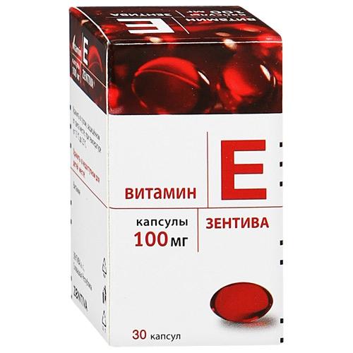 ВИТАМИН Е ЗЕНТИВА 100мг N30 капс. Zentiva a.s