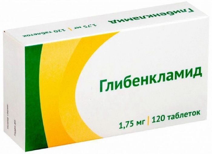 ГЛИБЕНКЛАМИД 1,75г N120 таб. Озон