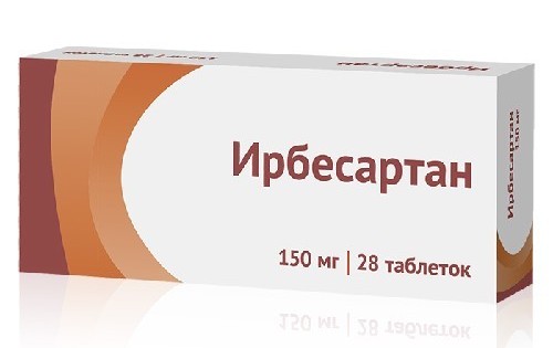 ИРБЕСАРТАН 150мг N28 таб. покрытые пленочной оболочкой Озон