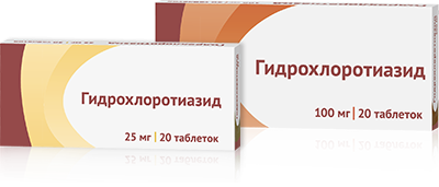 ГИДРОХЛОРОТИАЗИД 100мг N20 таб. Озон