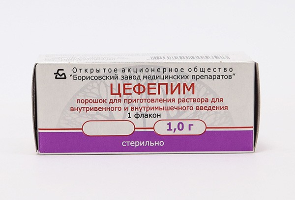 ЦЕФЕПИМ 1г N1 порошок д/приготовления р-ра д/в/в и в/м введения Борисовский завод медицинских препаратов ОАО