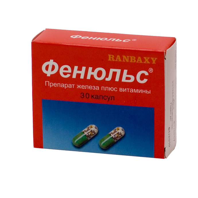 ФЕНЮЛЬС N30 капс. Ranbaxy