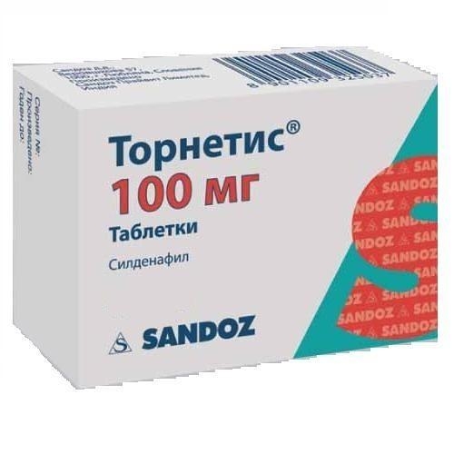 ТОРНЕТИС 100мг N4 таб. Sandoz D.D.