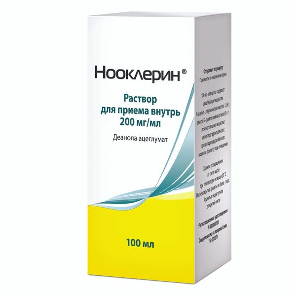 НООКЛЕРИН 20% 100мл р-р д/приема внутрь Экохим-Инновация ООО