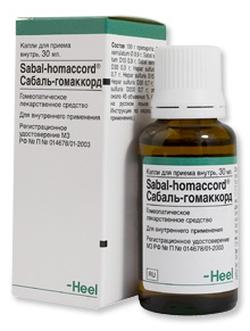 САБАЛЬ-ГОМАККОРД 30мл капли д/приема внутрь гомеопатические Biologische Heilmittel Heel GmbH