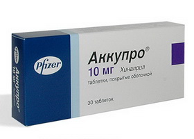 АККУПРО 10мг N30 таб. покрытые пленочной оболочкой Pfizer