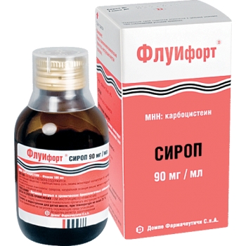 ФЛУИФОРТ 90мг/мл 100мл сироп Dompe