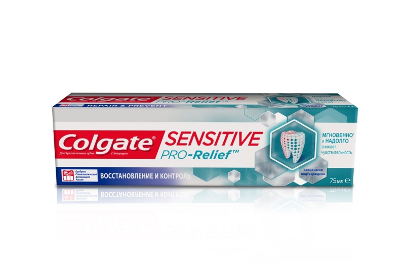 КОЛГЕЙТ СЕНСИТИВ ПРО-РЕЛИФ зубная паста Восстановление и Контроль 75мл Colgate-Palmolive