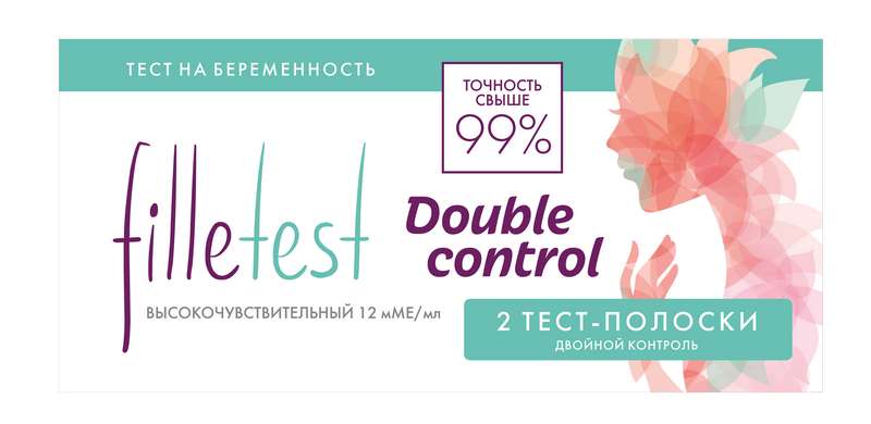 ФИЛЛИТЕСТ ДАБЛ КОНТРОЛ тест на беременность N2 ФармЛайн Лимитед