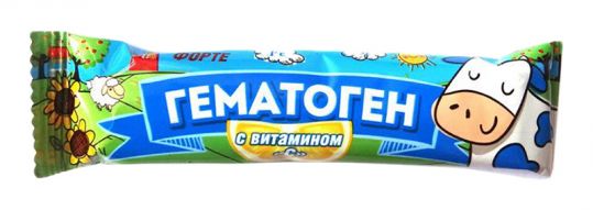 ГЕМАТОГЕН ФОРТЕ с витамином С 25г Мясной край ООО