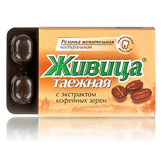 ЖИВИЦА таежная жев.резинка(кофе) N5