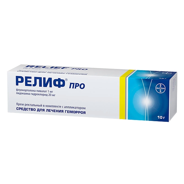 РЕЛИФ ПРО 10г крем ректальный ЛЕО Фарма Мануфэкчуринг Италия С.р.л.