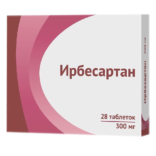 ИРБЕСАРТАН 300мг N28 таб. покрытые пленочной оболочкой Озон