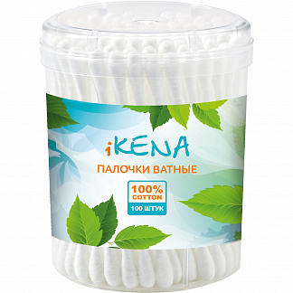ИКЕНА ватные палочки гигиенические N100 банка Lia Technology Limited