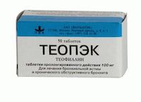 ТЕОПЭК 100мг N50 таб. с пролонгированным высвобождением Алиум АО