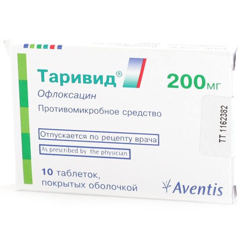 ТАРИВИД 200мг N10 таб. покрытые пленочной оболочкой Санофи Индия Лимитед