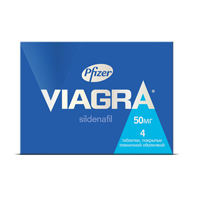 ВИАГРА 50мг N4 таб. Pfizer
