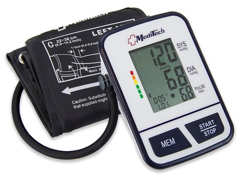 МЕДИТЕК тонометр автоматический манжета 22-36см без адаптера МТ-30 Медикал Текнолоджи Продактс Инк.