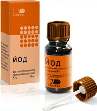 ЙОД 5% 25мл р-р д/наружного применения спиртовой фл. Обновление Реневал ПФК