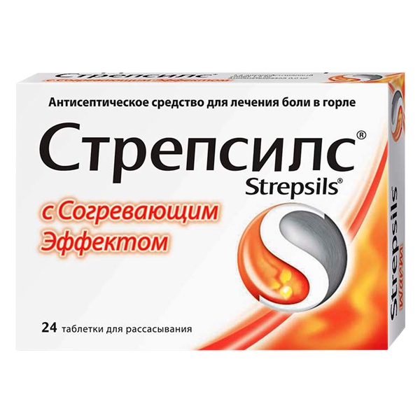 СТРЕПСИЛС N24 таб. д/рассасывания с согревающим эффектом Reckitt Benckiser