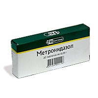 МЕТРОНИДАЗОЛ НИКОМЕД 500мг N20 таб. покрытые пленочной оболочкой Такеда