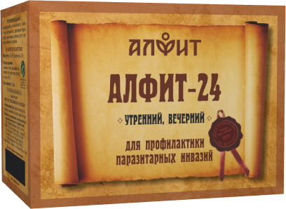 АЛФИТ 24 ПРОТИВОПАРАЗИТАРНЫЙ  сбор лекарственный 2г N60 Гален Фарм Завод