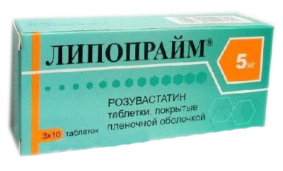 ЛИПОПРАЙМ 5мг N30 таб. покрытые пленочной оболочкой Микро Лабс Лимитед