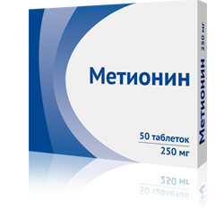 МЕТИОНИН 250мг N50 таб. покрытые пленочной оболочкой Озон