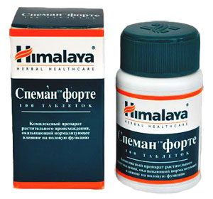 СПЕМАН ФОРТЕ N100 таб. Хималая Драг