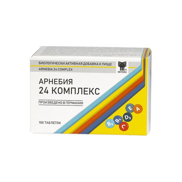 АРНЕБИЯ 24 КОМПЛЕКС  таб. 1,45г N100 Nutrilo GmbH DE