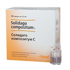 СОЛИДАГО КОМПОЗИТУМ С 2,2мл N100 р-р д/инъекций Biologische Heilmittel Heel GmbH