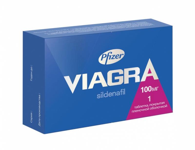 ВИАГРА 100мг N1 таб. Pfizer