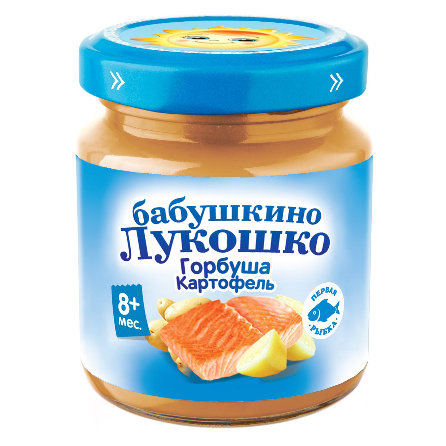 БАБУШКИНО ЛУКОШКО пюре Горбуша/Картошка 8+ 100г Фаустово Завод детского питания