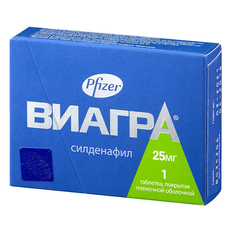 ВИАГРА 25мг N1 таб. Pfizer