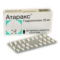 АТАРАКС 25мг N25 таб. покрытые пленочной оболочкой UCB Pharma S.A. 