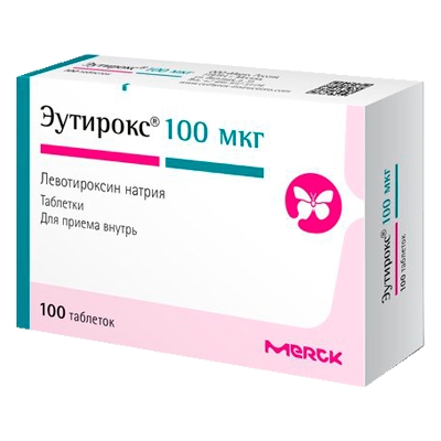 ЭУТИРОКС 100мкг N100 таб. Merck KGaA