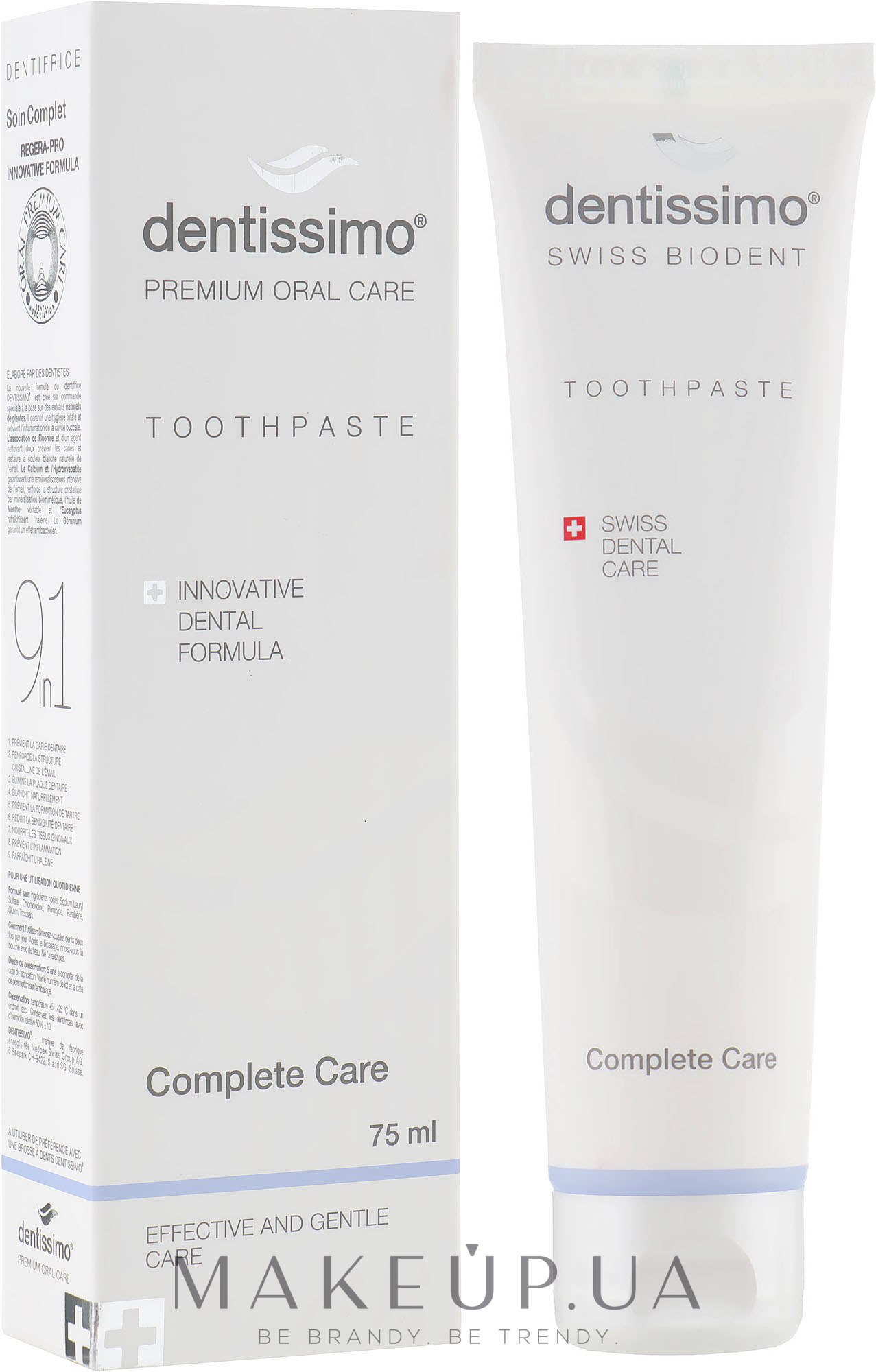 ЗУБНАЯ паста Dentissimo COMPLETE CARE Комплексный уод, 75мл (Италия)
