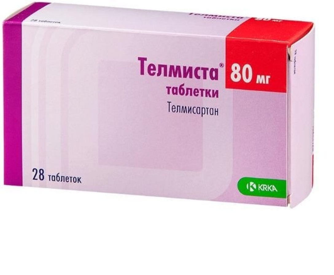 ТЕЛМИСТА 80мг N84 таб. КРКА, д.д., Ново место