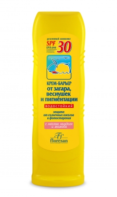 ФЛОРЕСАН крем-барьер от загара/веснушек/пигментации SPF30 (Ф114) 125мл Флоресан