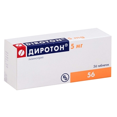 ДИРОТОН 5мг N56 таб. Гедеон Рихтер