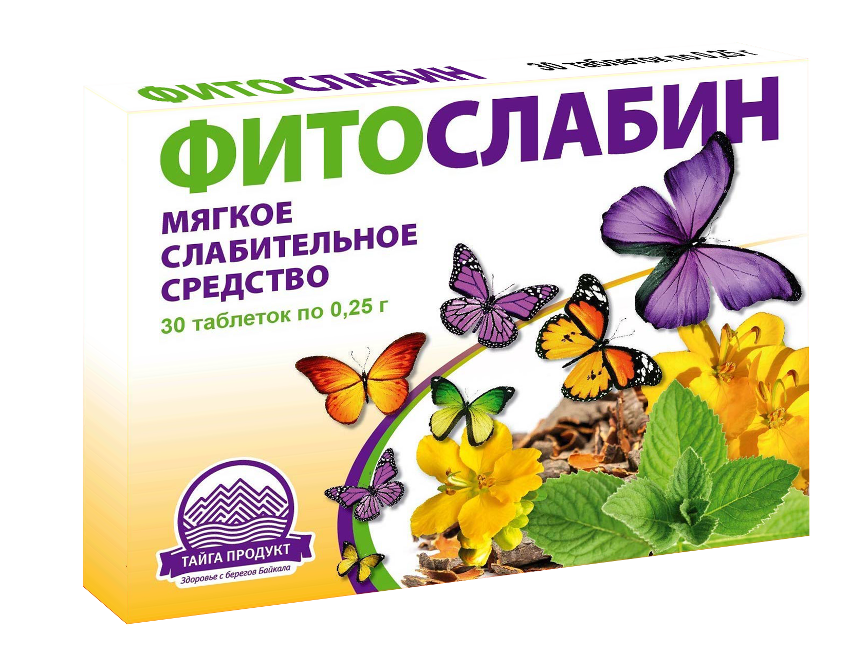 ФИТОСЛАБИН таб. 0,25г N30 Тайга-Продукт