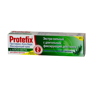 ПРОТЕФИКС крем фиксирующий д/зубных протезов Экстра сильный Алоэ Вера 40мл/47г Queisser Pharma GmbH and Co.