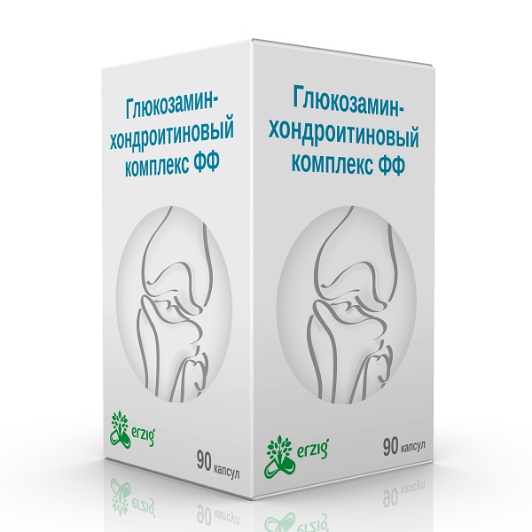 ГЛЮКОЗАМИН-ХОНДРОИТИНОВЫЙ КОМПЛЕКС ФФ капс. N90 Фармацевтическая Фабрика ООО