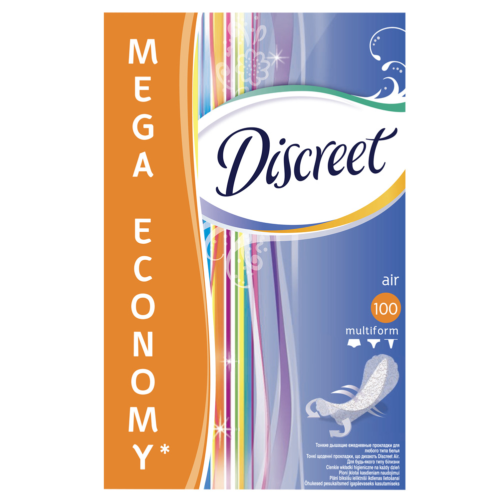 ДИСКРИТ прокладки ежедневные Дышащие Мультиформа N100 Procter and Gamble