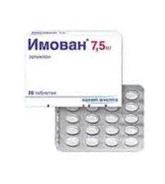 ИМОВАН 7,5мг N20 таб. покрытые пленочной оболочкой Санофи Винтроп Индустрия
