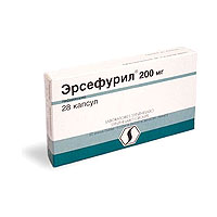 ЭРСЕФУРИЛ 200мг N28 капс. Санофи Винтроп Индустрия