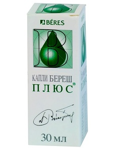 КАПЛИ БЕРЕШ ПЛЮС 30мл капли д/приема внутрь Береш Фарма АО
