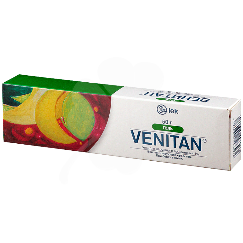 ВЕНИТАН 1% 50г гель д/наружного применения Lek