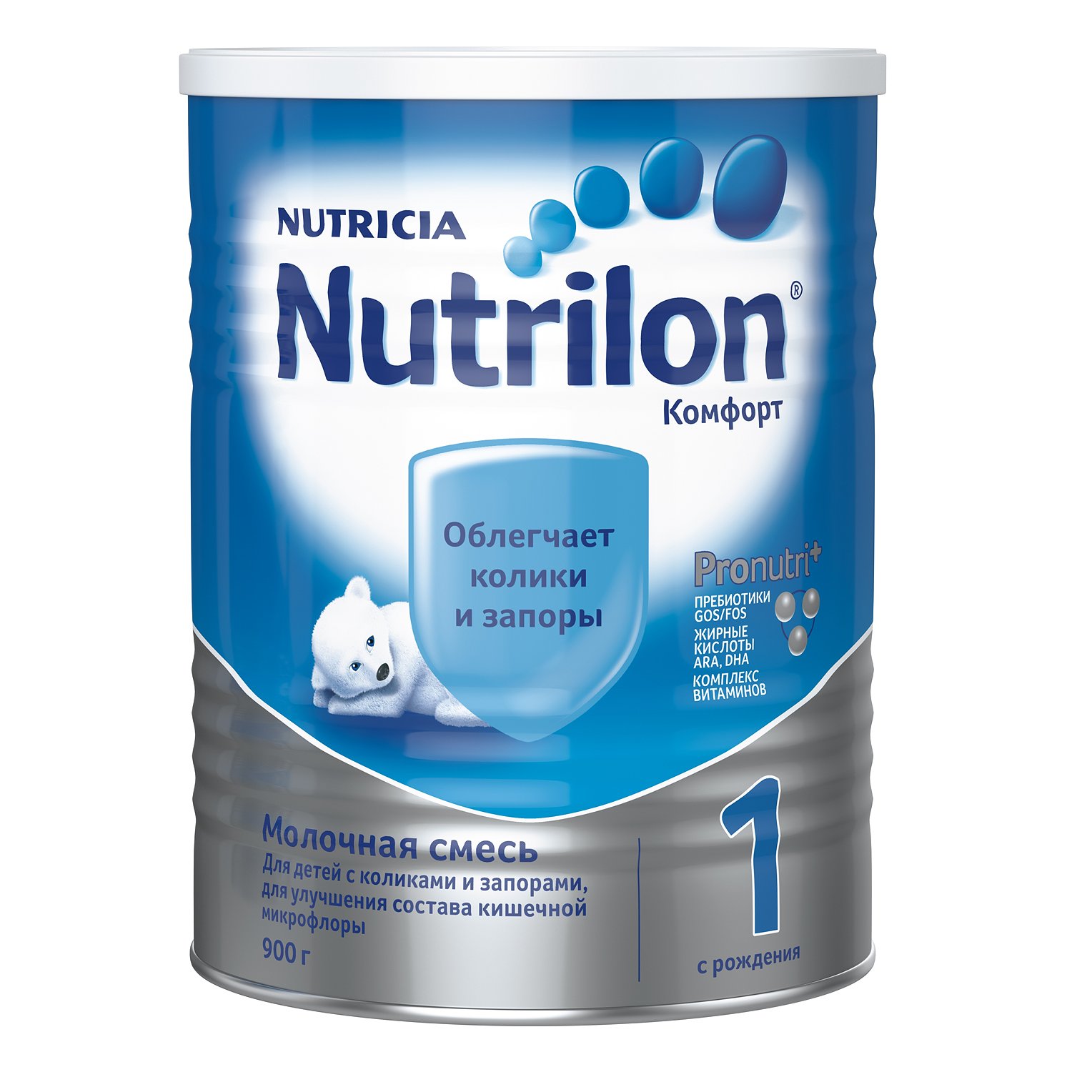 НУТРИЦИЯ НУТРИЛОН КОМФОРТ 1 смесь молочная 900г Nutricia
